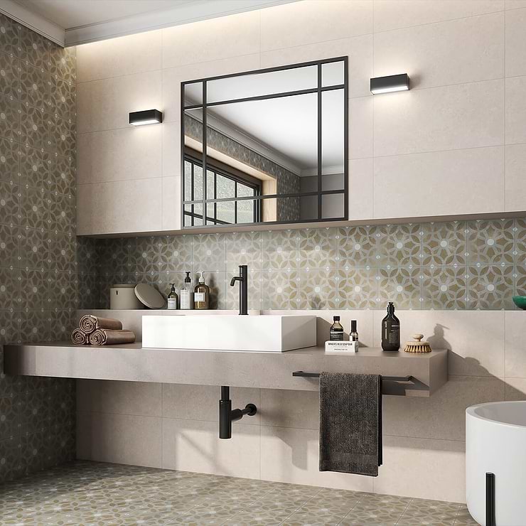 Bella Louvre 8x8 Glazed Porcelain Tile 