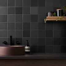 Born Charcoal Gray 5x5 Matte Porcelain Tile