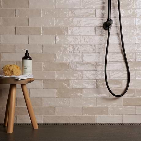 Portmore Sand 3x8 Glazed Ceramic Tile