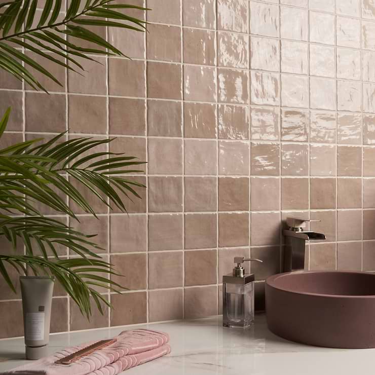 Portmore Taupe 4x4 Glazed Ceramic Tile