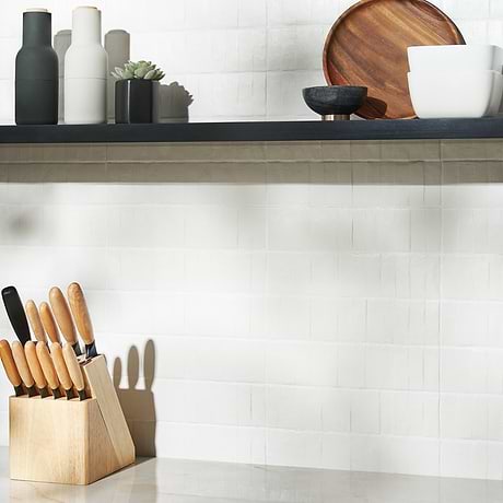 Rework Plaster White 3x12 Matte Porcelain Tile