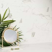 Versilia Statuario White 3x12 Polished Porcelain Subway Tile