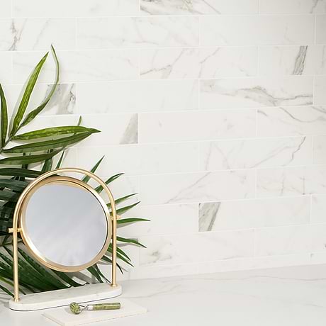 Marble Look Porcelain Tile for Backsplash,Kitchen Floor,Kitchen Wall,Bathroom Floor,Bathroom Wall,Shower Wall,Outdoor Wall,Commercial Floor