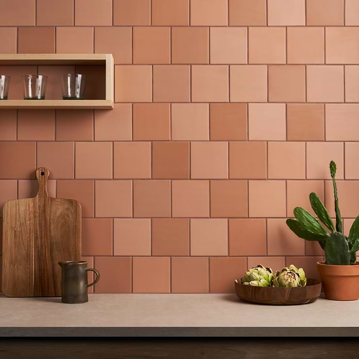 Born Terracotta 5x5 Matte Porcelain Tile