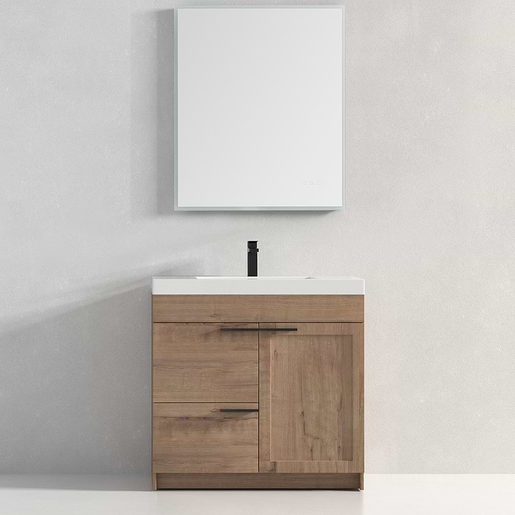 Rige 30x36" Rectangle LED Mirror