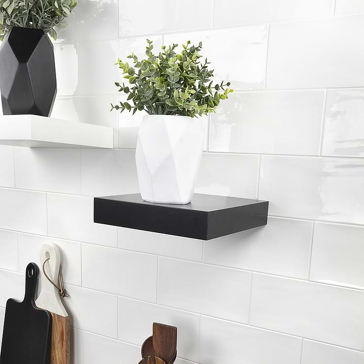 Aruba White 5x10 Ceramic Wall Tile