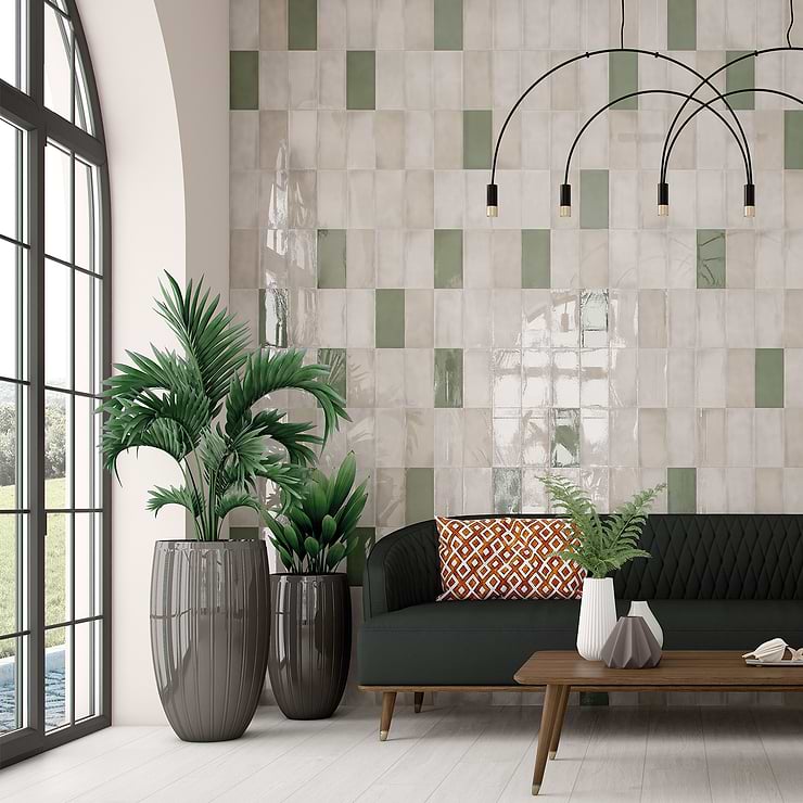 Aruba White 5x10 Ceramic Wall Tile