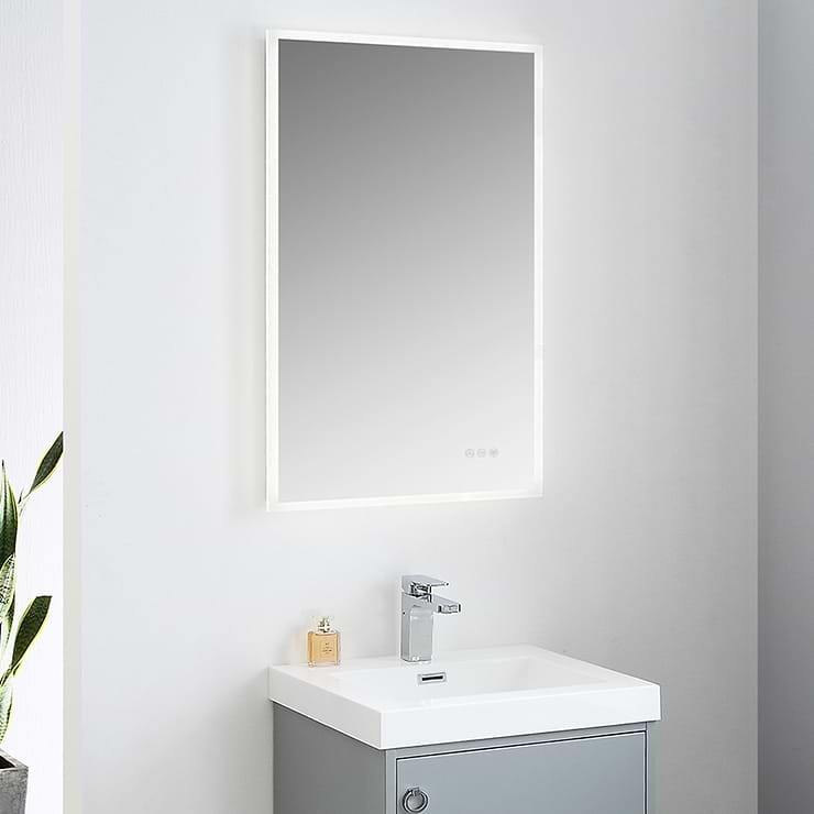 Rige 21x36" Rectangle LED Mirror