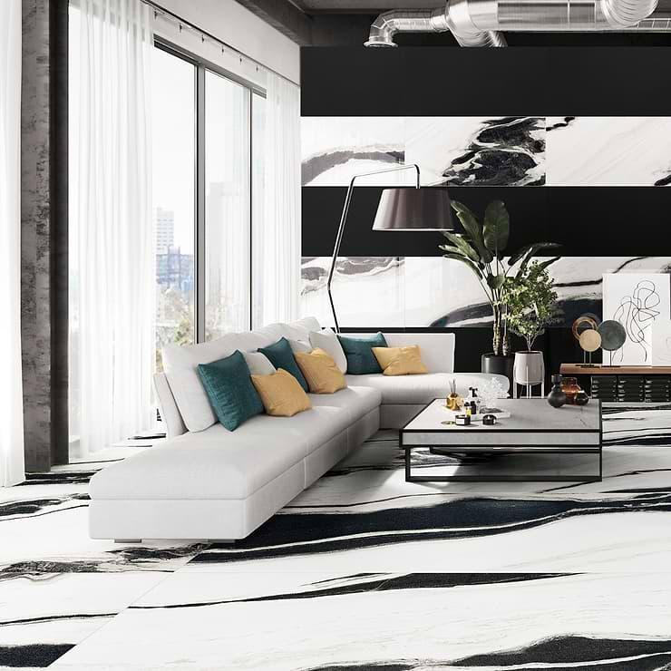 Drama Wave 24x48 Polished Porcelain Tile