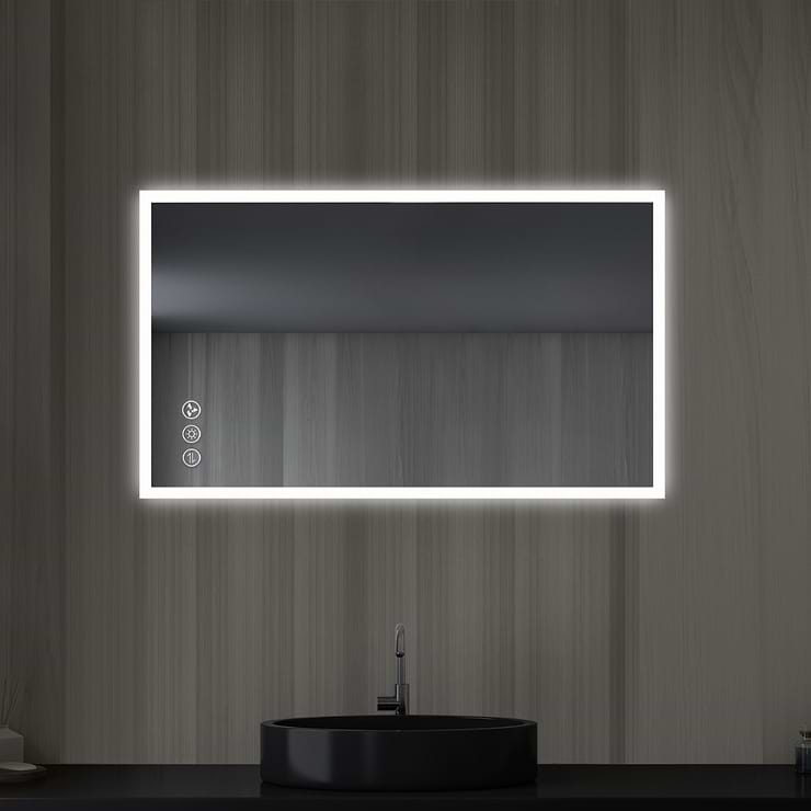 Rige 21x36" Rectangle LED Mirror