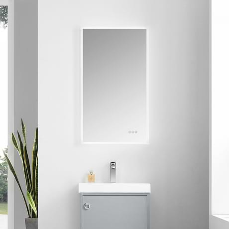 Rige 21x36" Rectangle LED Mirror