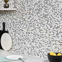 Paragon Moon Jewel Multicolor Mini Brick Marble & Glass Mosaic Tile