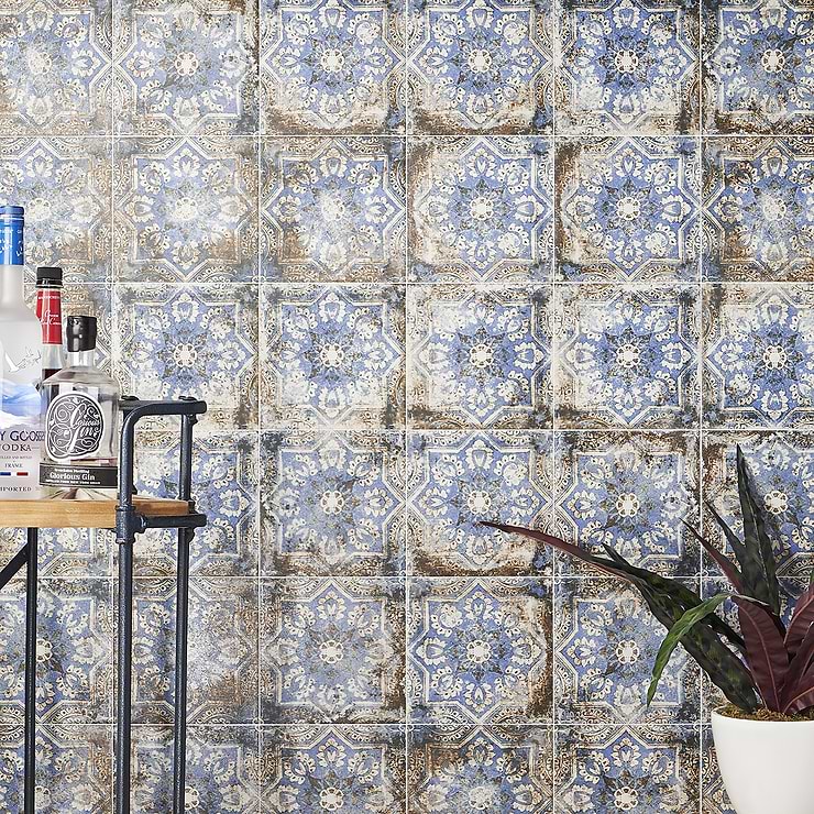 Lenox Flora 8x8 Matte Porcelain Tile