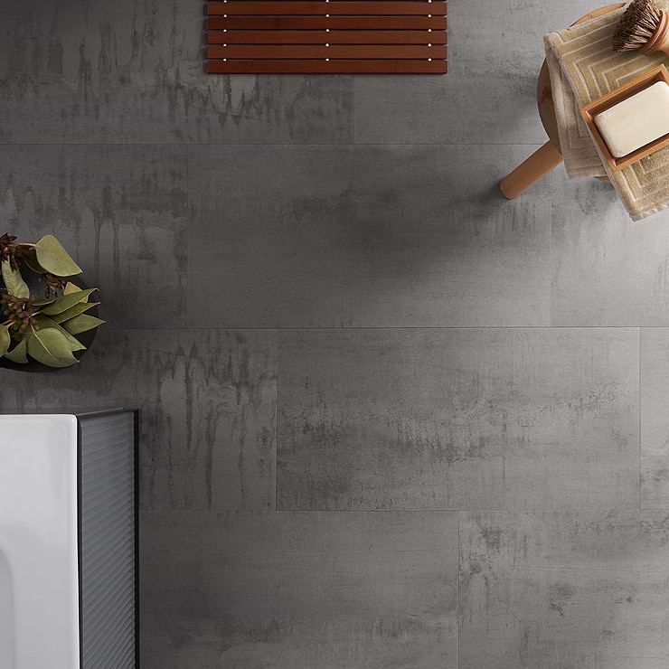 Angela Harris Inspira Steel Rigid Core Click 12x24 Luxury Vinyl Tile