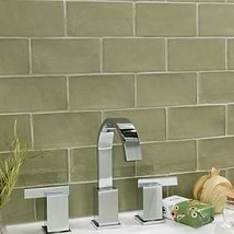 Lancaster Celery Green 3x6 Polished Ceramic Wall Tile