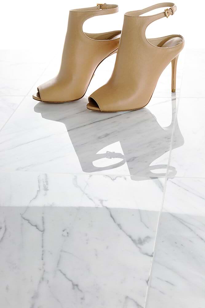Statuario 12x12 Polished Marble Tile 