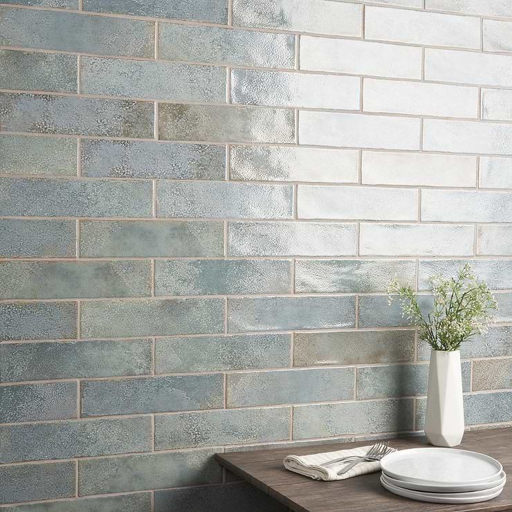 Kalay Green 3x12 Glossy Ceramic Tile