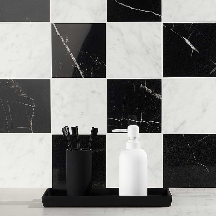 Marble Tech Port Laurent 6x6 Polished Porcelain Tile