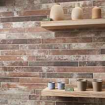 English Brick Red 2x18 Matte Porcelain Tile