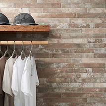 English Brick Sand Terracotta 2x18 Matte Porcelain Tile