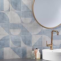 Brando Blue 8x8 Matte Porcelain Tile