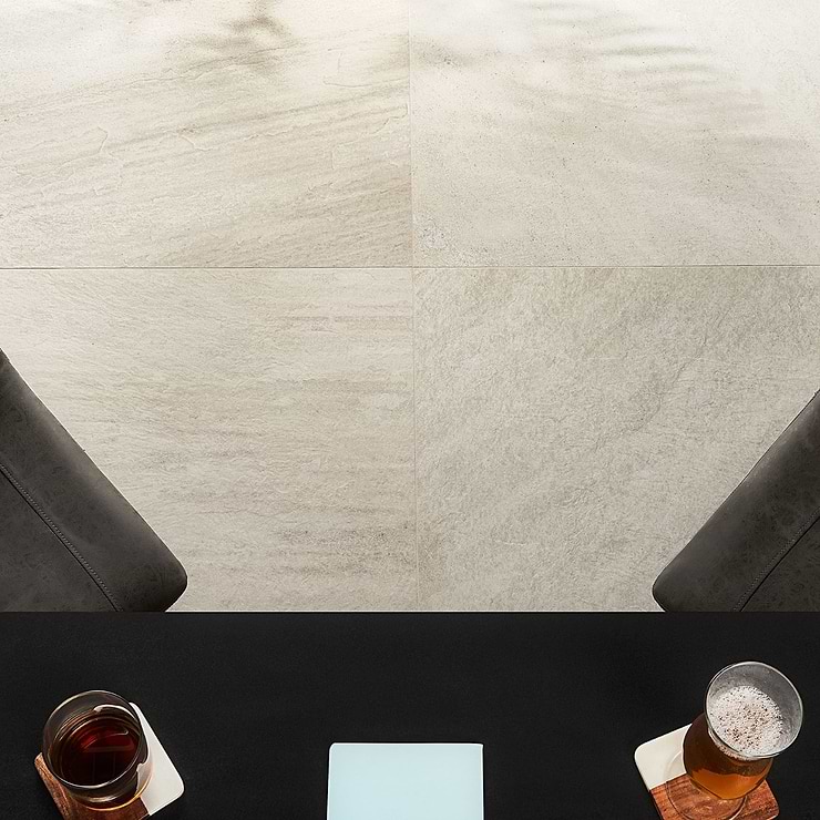 FusionTech Miami White 24x48 Matte Porcelain Tile
