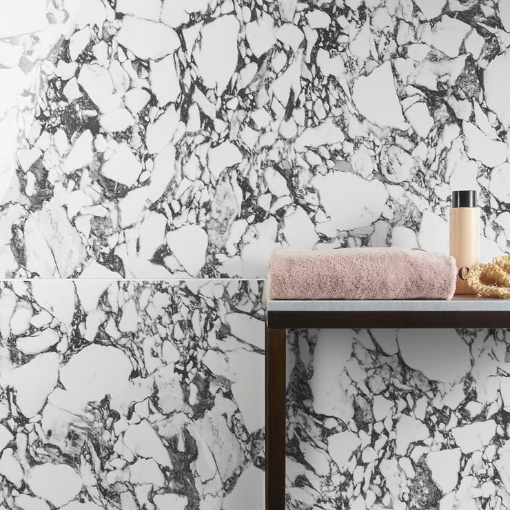 Drama Pebble 24x48 Polished Porcelain Tile