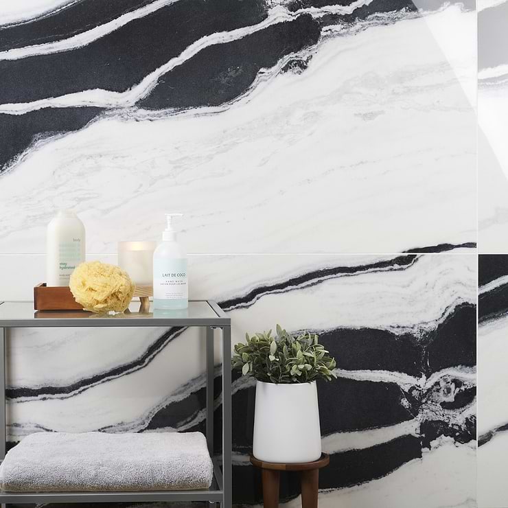 Drama Wave 24x48 Polished Porcelain Tile