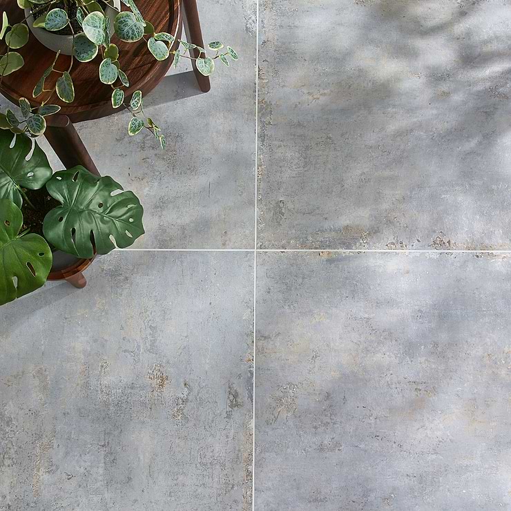 Portrait Ocean Blue 24x24 Matte Porcelain Tile