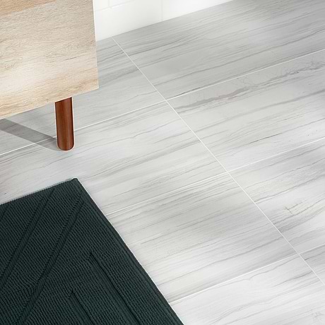 DreamStone Luminus White 12x24 Matte Porcelain Tile