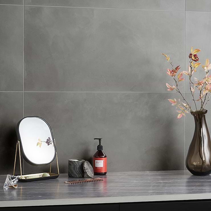 Clay Awake Gray 16x32 Matte Porcelain Tile