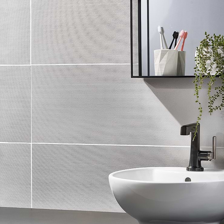 Wonderland 3D Shine White 12x36 Polished Ceramic Tile