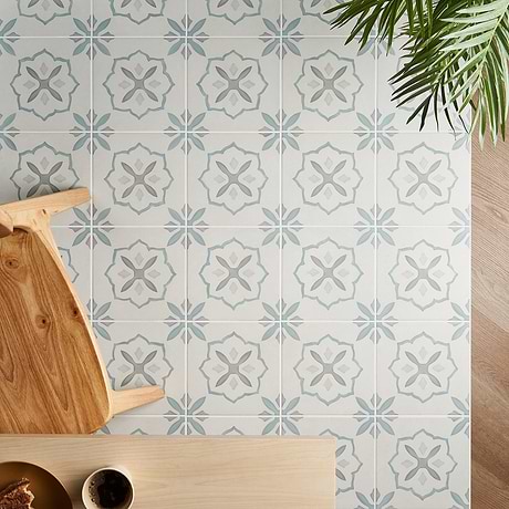 Lapaz Stella Blue 9x9 Matte Porcelain Tile