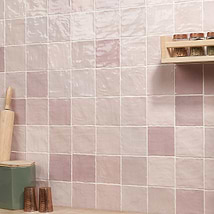 Portmore Pink 4x4 Glossy Ceramic Tile