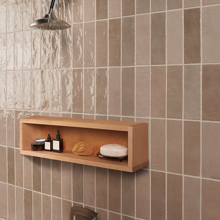 Portmore Taupe 3x8 Glazed Ceramic Tile