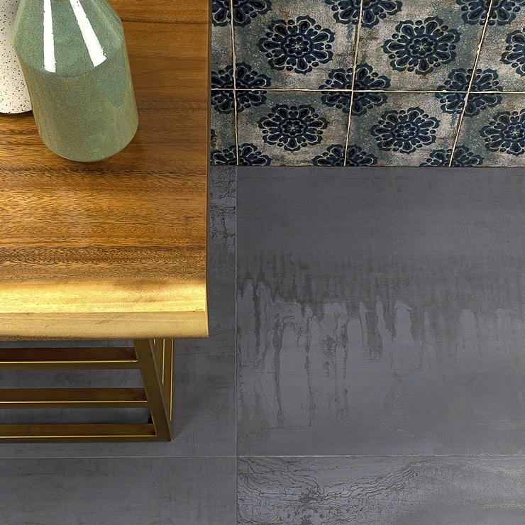 Angela Harris Inspira Steel Gray 24x24 Matte Porcelain Tile