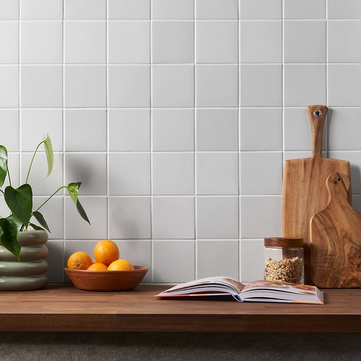 Born White 5x5 Matte Porcelain Tile