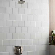 Born White 5x5 Matte Porcelain Tile