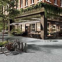 Montrose Bluestone Tumbled Cobble Multi 24x24 Textured Porcelain 2CM Outdoor Paver