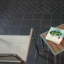 Elemental Raven Gray 4x8 Unglazed Ceramic Quarry Tile
