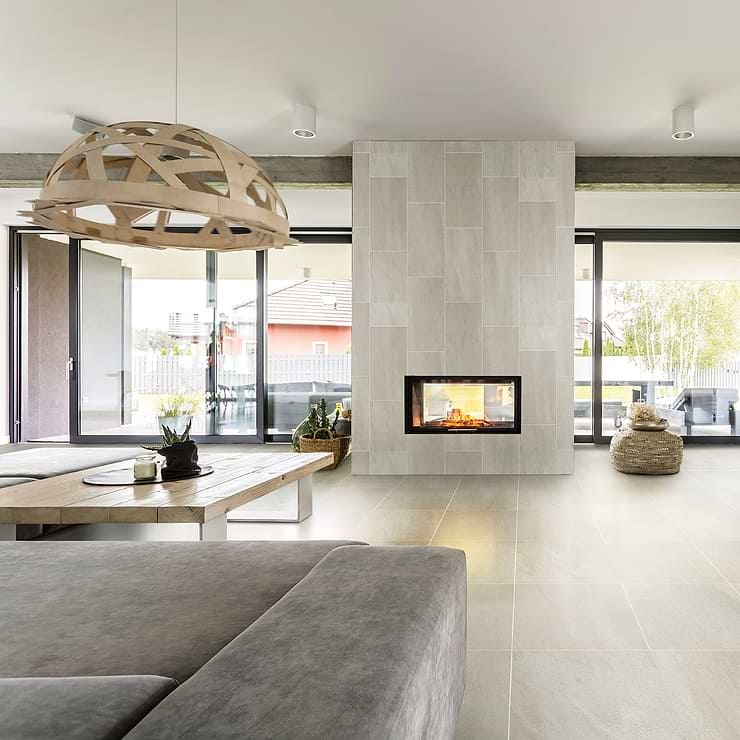 Karo Gray Light 18x36 Matte Porcelain Tile