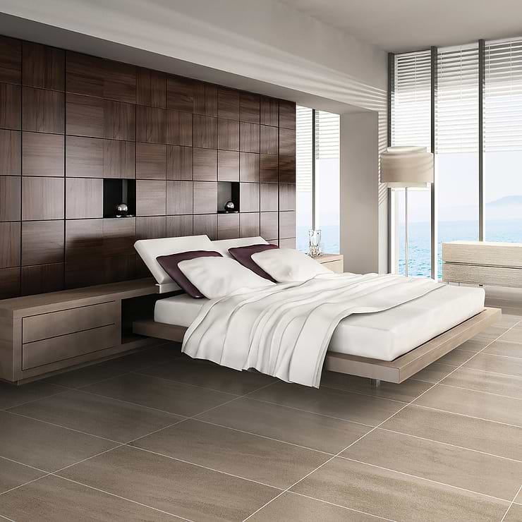 Karo Taupe 12x24 Matte Porcelain Tile