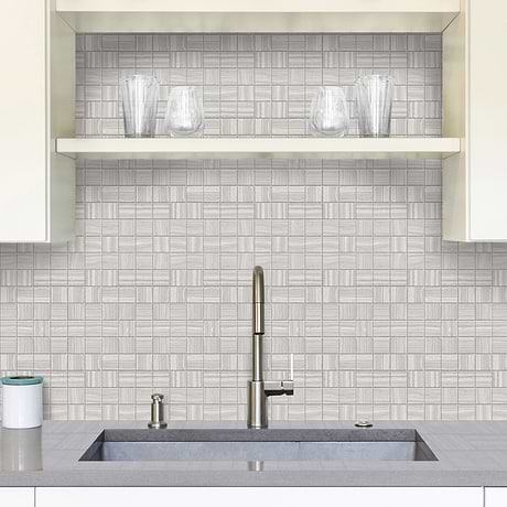 Miles Azul Gray 2x2 Matte Porcelain Mosaic