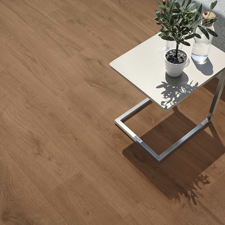 Oaktree Natural Dark Brown 8x48 Wood Look Matte Porcelain Tile