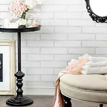 Castle Wind Chill White 3x12 Polished Ceramic Subway Wall Tile