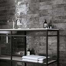Kalay Antracite Gray 3x12 Glossy Ceramic Tile