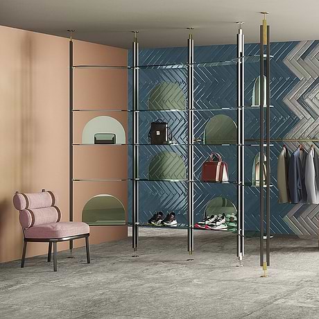 Paint Blu Notte 3x16 Glossy Porcelain Subway Tile
