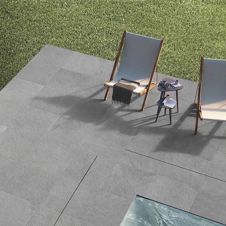 Montrose Bluestone Blue Select 24x24 Textured Porcelain 2CM Outdoor Paver