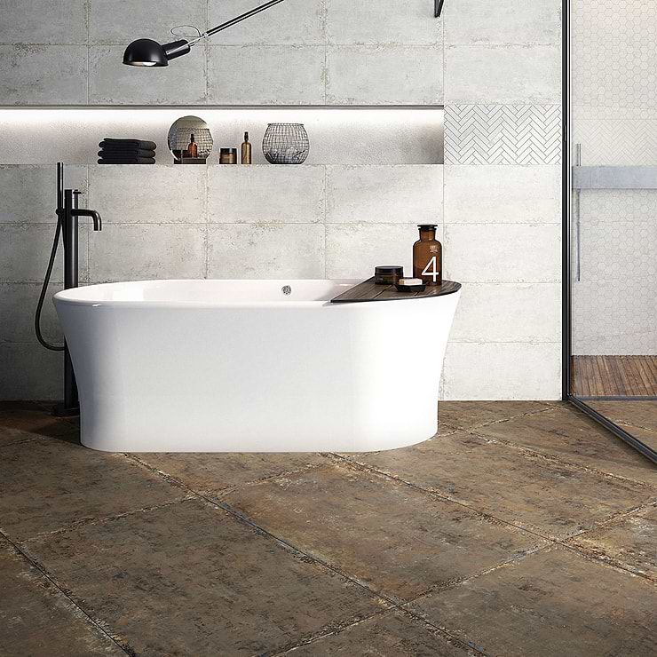 Portrait Copper 24x48 Matte Porcelain Tile