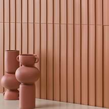 Bariano Terracotta 6x16 Fluted 3D Matte Porcelain Tile